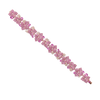 Approx. 15.30 carats Round Oval Pink Sapphires&nbsp;
1.34 carats Round Diamonds&nbsp;
Bracelet set in 18K Rose Gold&nbsp;
6.75 in
