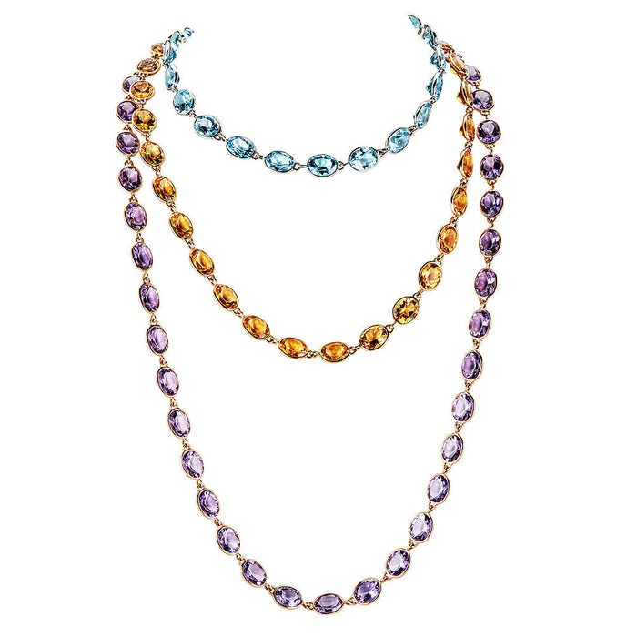 Pietra Oval Chain Necklace