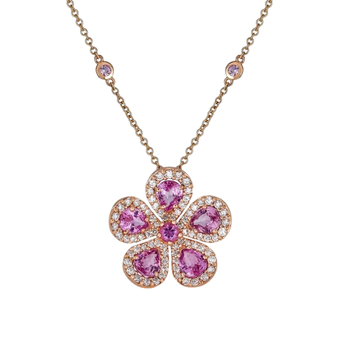 Classic Flower Large Necklace