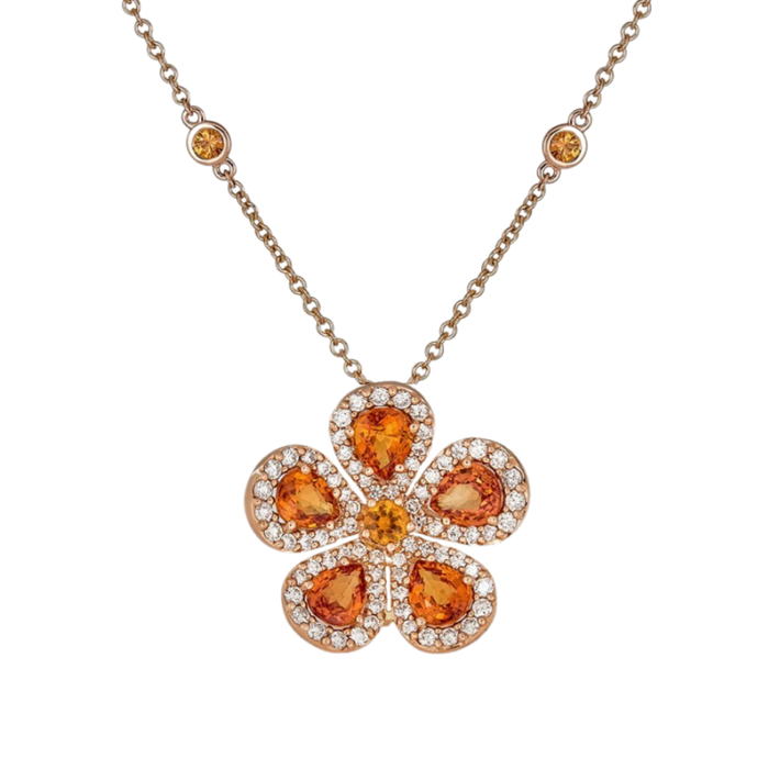 Classic Flower Large Necklace