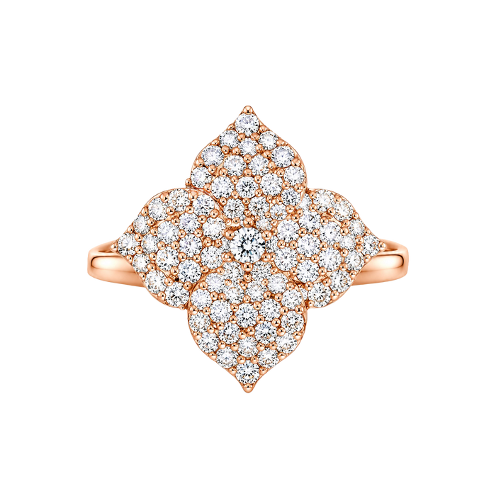 Approx. 1.01 carats Round Diamonds

Set in 18K Rose Gold