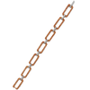 Orange Flat Link Bracelet
