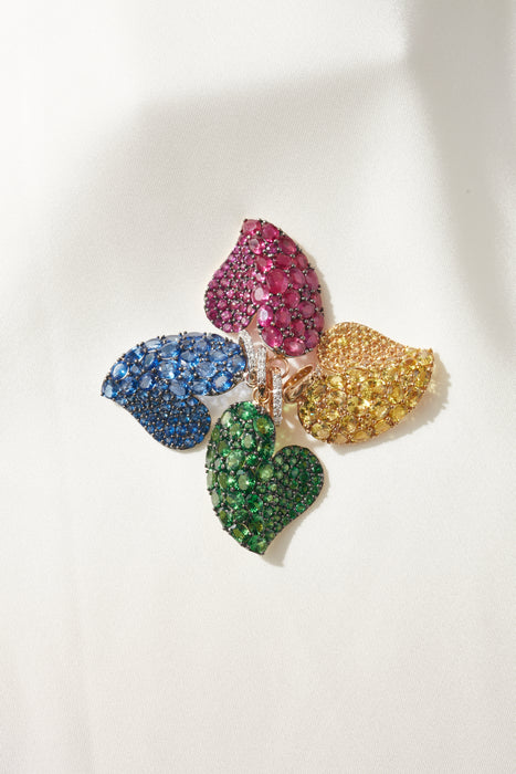 Wave Heart Large Pendant