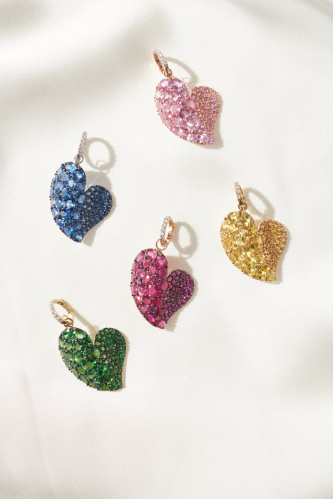 Wave Heart Large Pendant
