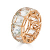 Pietra Emerald Cut Eternity Band