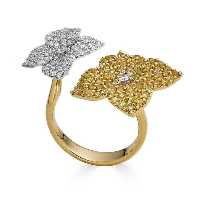 Fiore Double Flower Ring