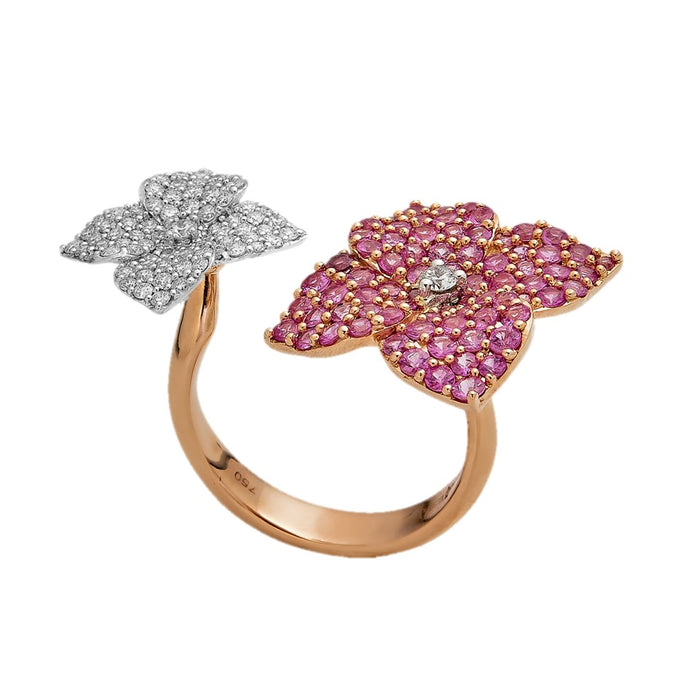 Fiore Double Flower Ring