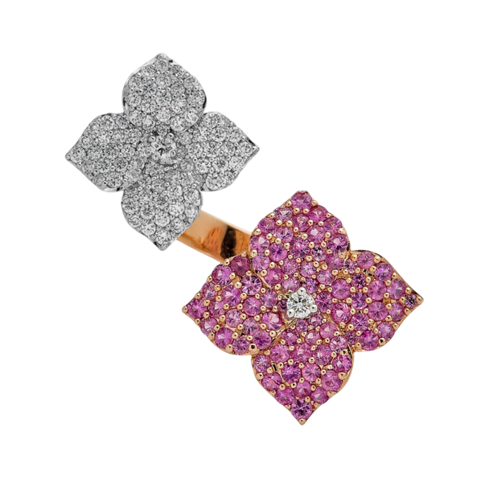 Fiore Double Flower Ring