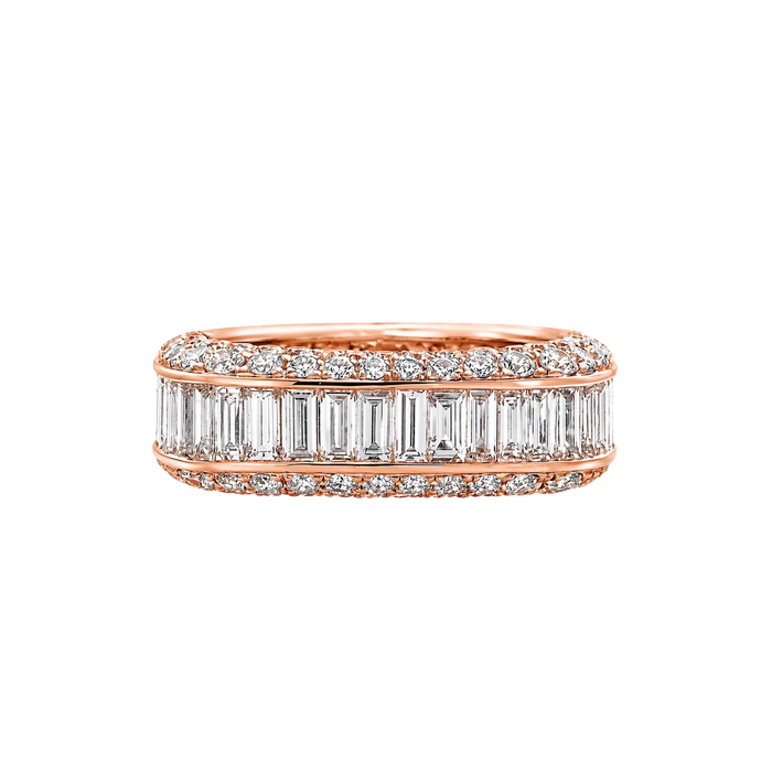 Square Baguette Eternity Band