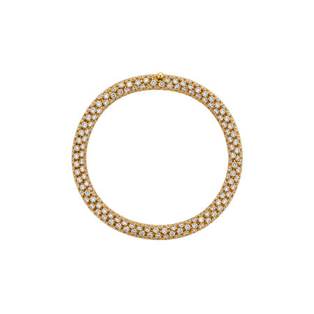 Approx. 12.64 carats Round Diamonds
Set in 18K Yellow Gold
7.25 in