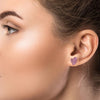 Wave Heart Small Earring