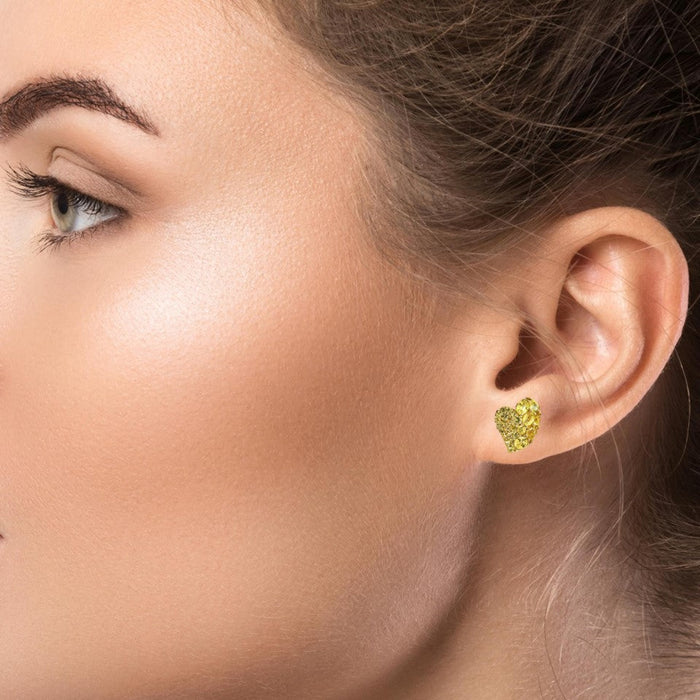 Wave Heart Small Earring