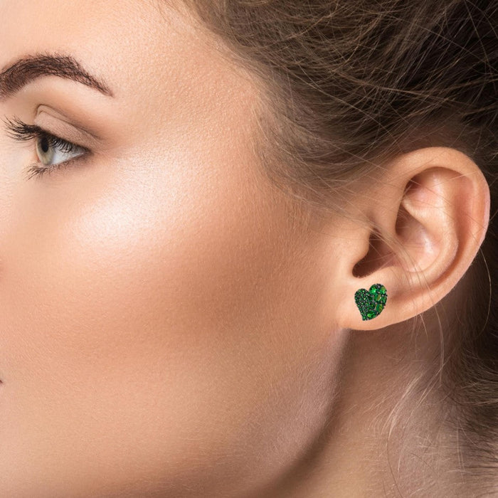 Wave Heart Small Earring