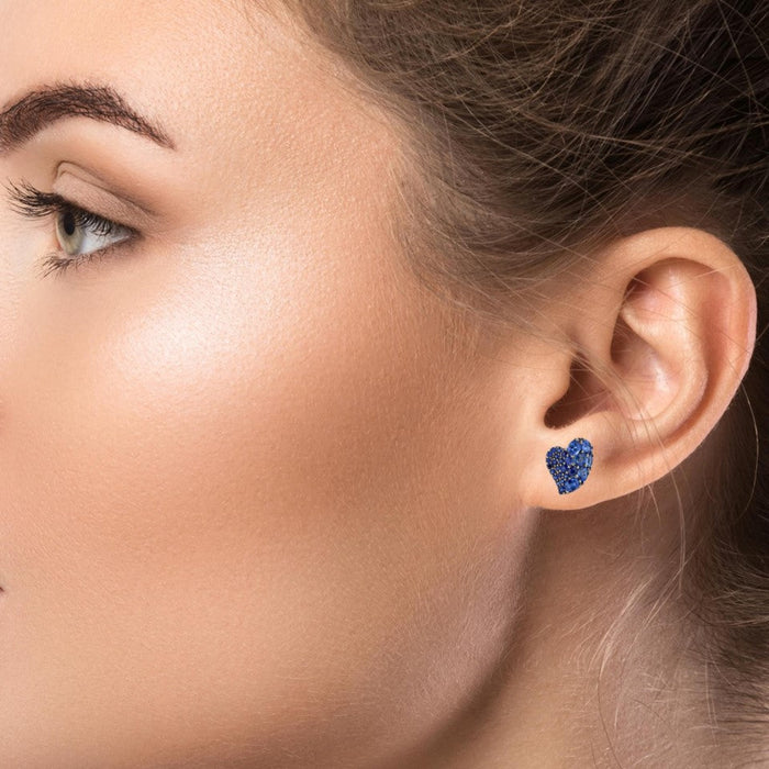 Wave Heart Small Earring