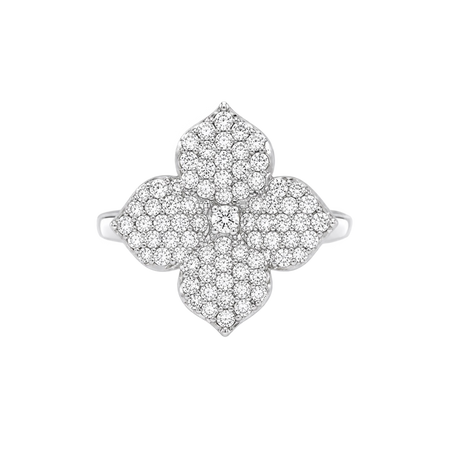Approx. 0.81 carats Round White Diamonds

Set in 18K White Gold