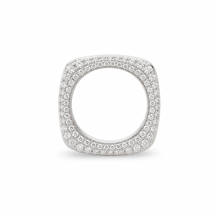 Approx. 2.92 carats Baguette Diamonds
2.37 carats Round Diamonds&nbsp;
Set in 18K White Gold