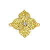 Approx. 1.01 carats Round Yellow Sapphires
0.04 carats Round Diamonds
Set in 18K Yellow Gold