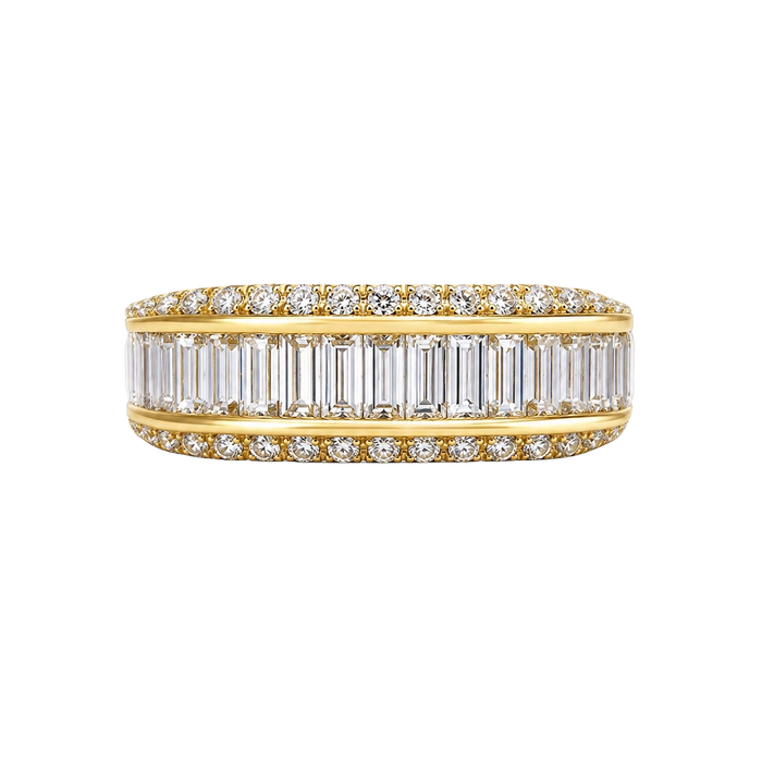 Square Baguette Eternity Band