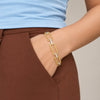 Approx. 4.92 carats Round Orange Sapphires
0.89 carats Round Diamonds

Bracelet set in 18K Yellow Gold