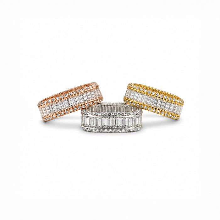 Square Baguette Eternity Band