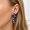 Approx. 6.61 carats Round and Oval Blue Sapphires
0.90 carats Round Diamonds
Set in 18K White and Blackened Gold