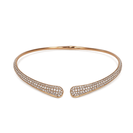 Approx. 11.39 carats Round Diamonds
Set in 18K Rose Gold
15 in