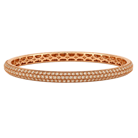 Approx. 2.48 carats Round Diamonds
Bangle set in 18K Rose Gold
Size: 54 x 47mm