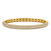 Approx. 2.51 carats Round Diamonds
Bangle set in 18K Yellow Gold
Size: 54 x 47mm