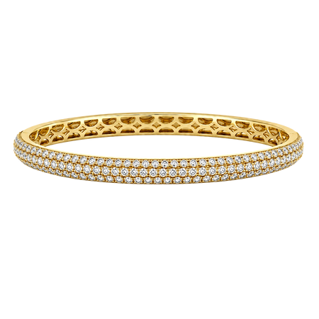 Approx. 2.51 carats Round Diamonds
Bangle set in 18K Yellow Gold
Size: 54 x 47mm