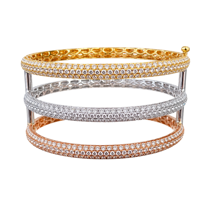 Dome Triple Bangle
