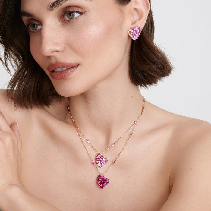 Wave Heart Small Necklace