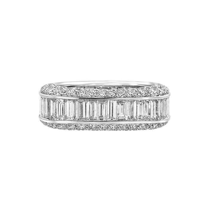 Square Baguette Eternity Band