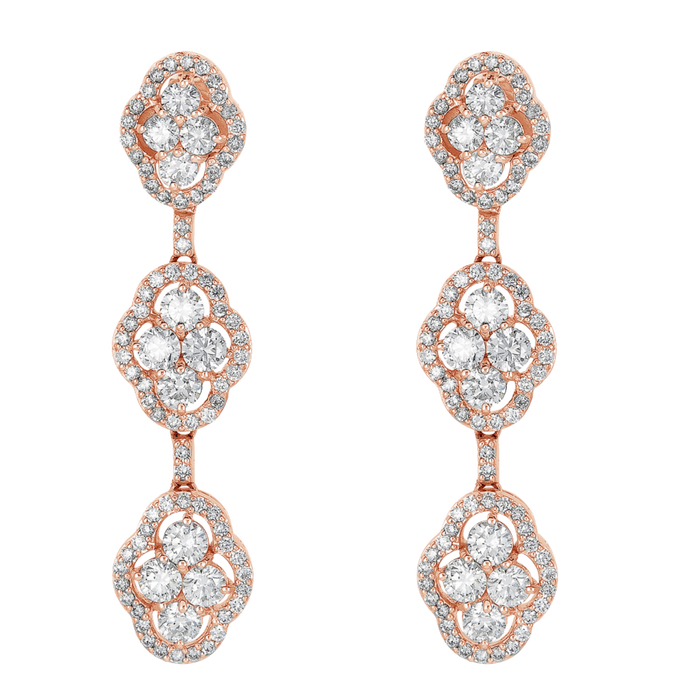 Maison Three Tier Earrings