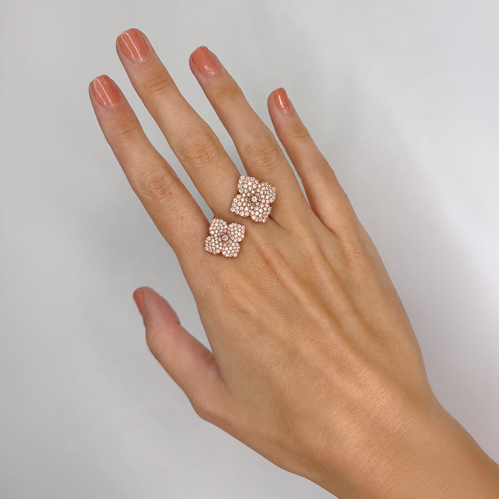 Fiore Double Flower Ring