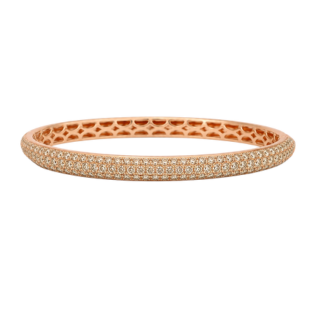 Approx. 2.57 carats Round Champagne Diamonds
Set in 18K Rose Gold
53 x 46 mm