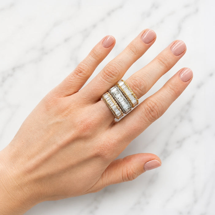 Square Baguette Eternity Band