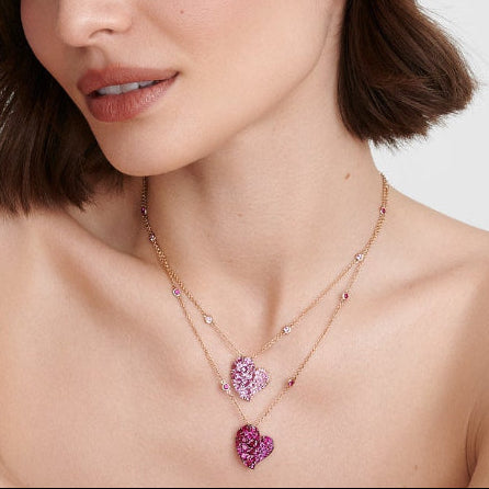 Wave Heart Medium Earring