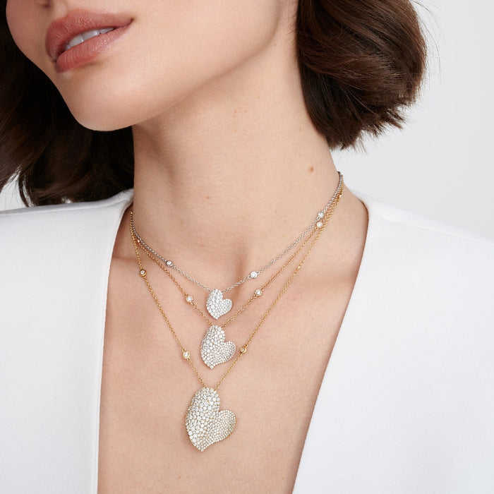 Wave Heart Small Necklace