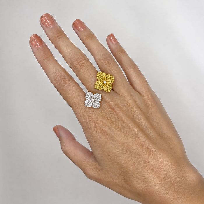 Fiore Double Flower Ring