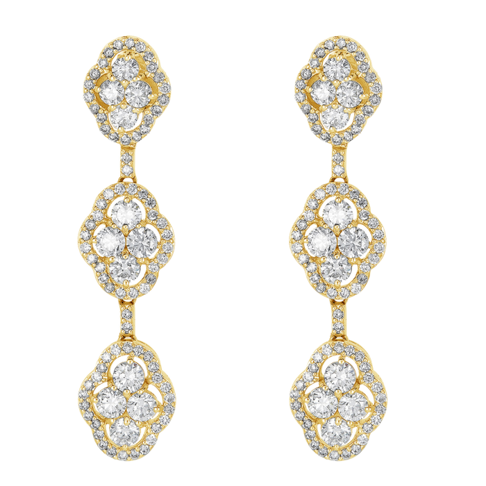 Maison Three Tier Earrings