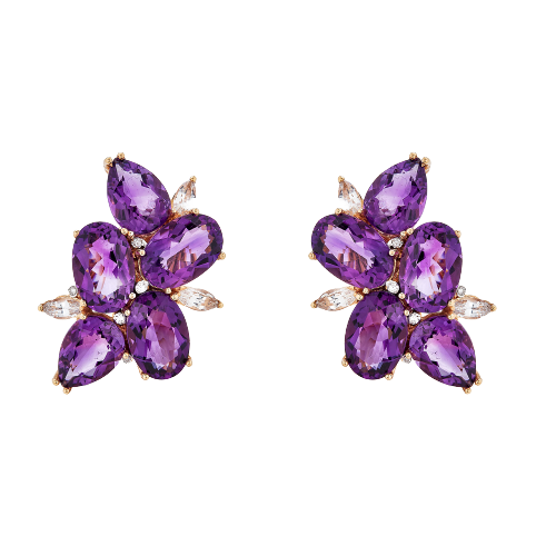 Pietra Cluster Earrings