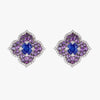 Pacha Earrings in Blue Sapphire and Amethyst