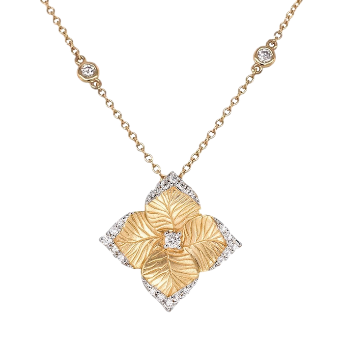 Oro Large Flower Necklace