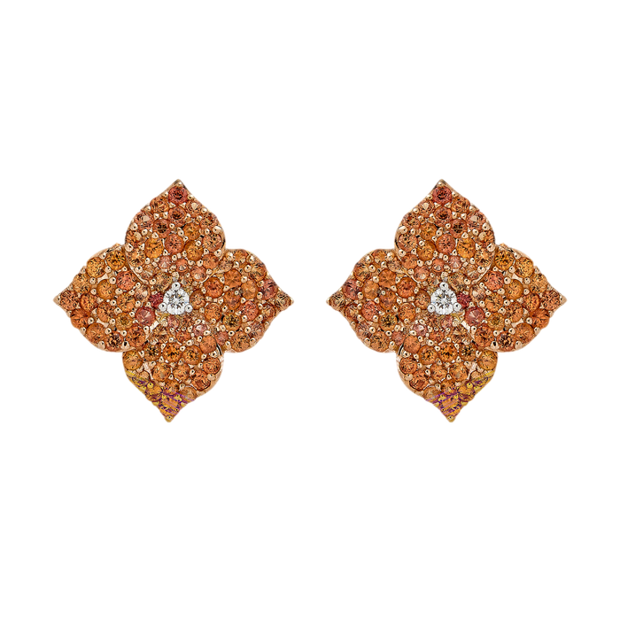 Mosaique Large Flower Earrings